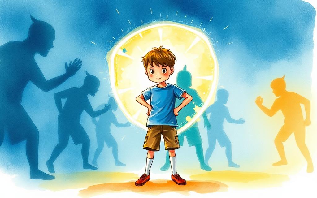 Ребёнок с невидимым защитным щитом — техника «Невидимый щит»